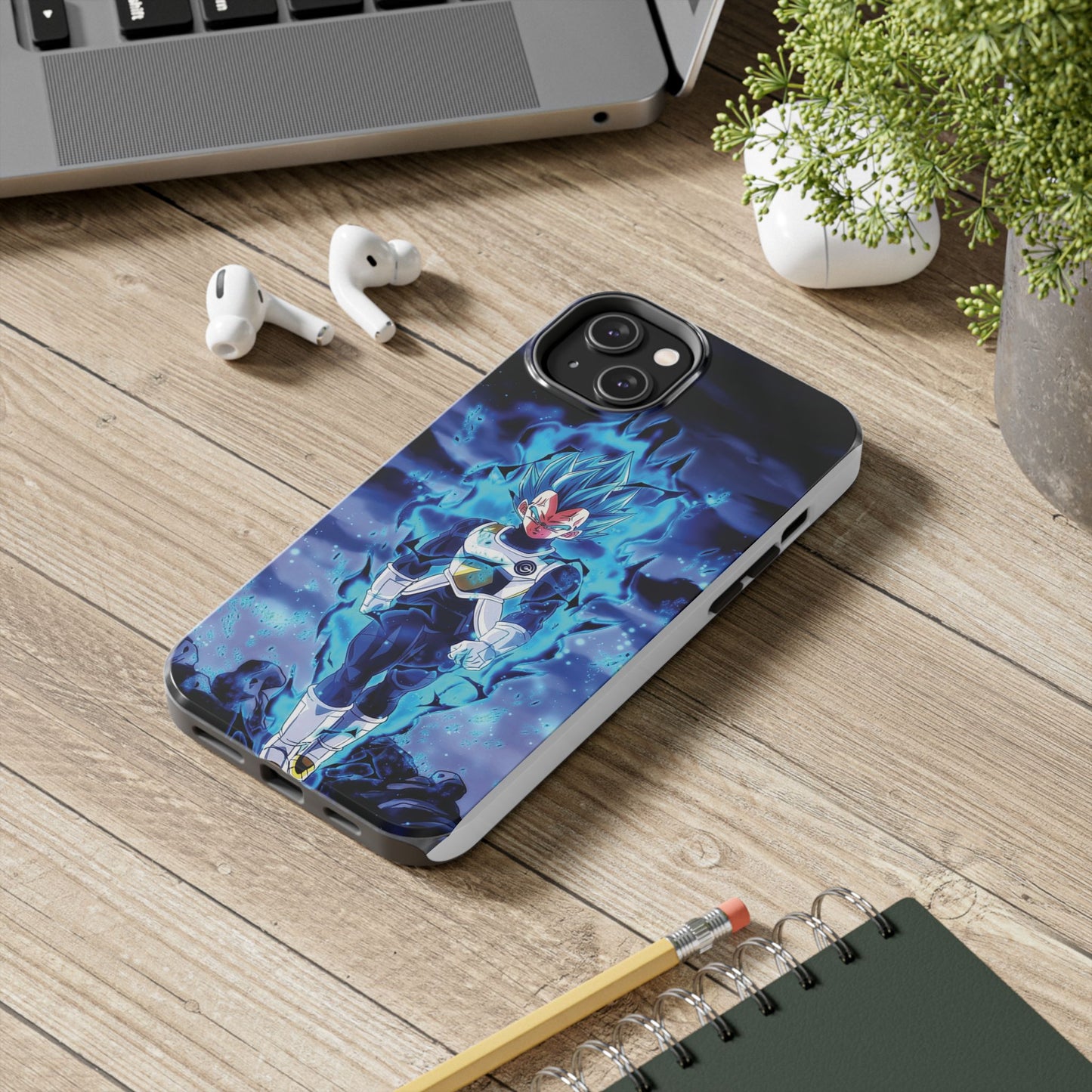 Vegeta Dragon Ball Z Tough Phone Case - Super Saiyan Vegeta Design