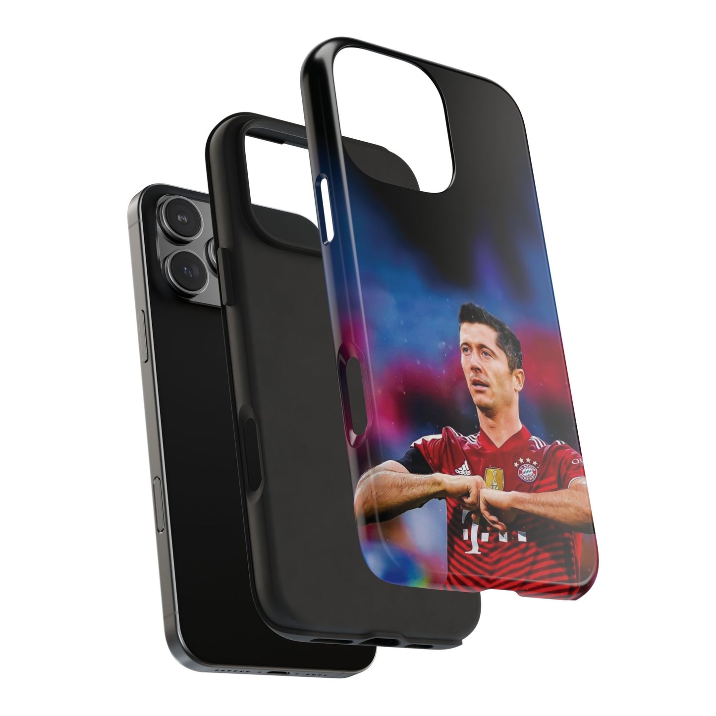 Robert Lewandowski Soccer Tough Phone Cases - Featuring Legendary Player Design