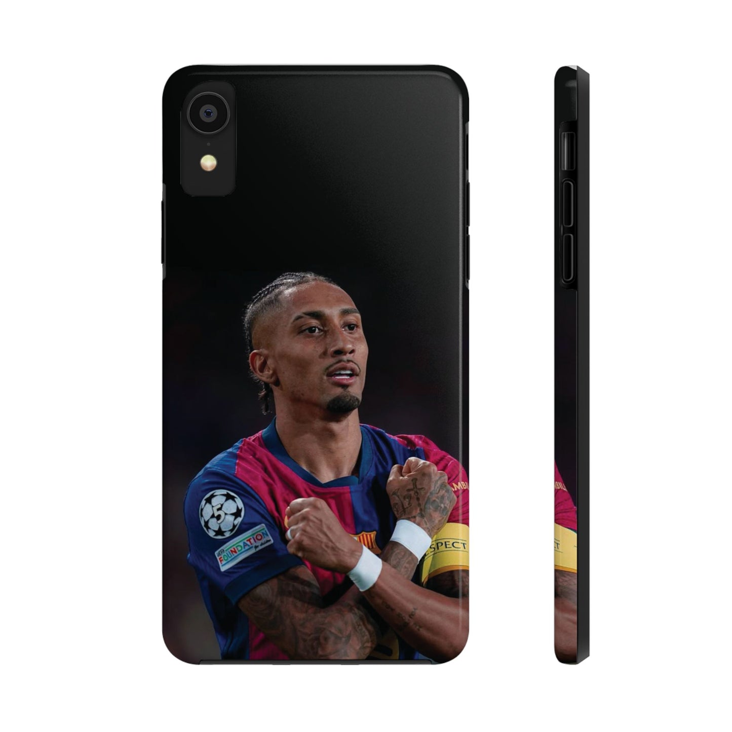 Raphinha Soccer Fan Tough Phone Case - Durable Protection with Star Player Design