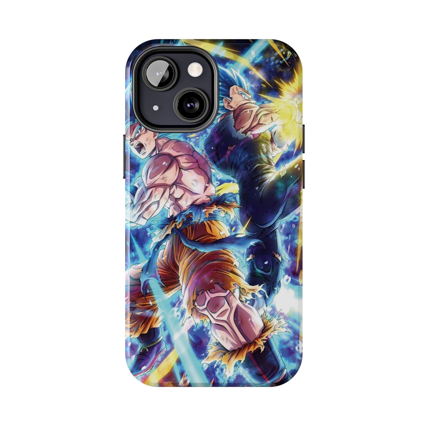 Goku Vegeta Dragon Ball Super Tough Phone Case - Vibrant Anime Character Design