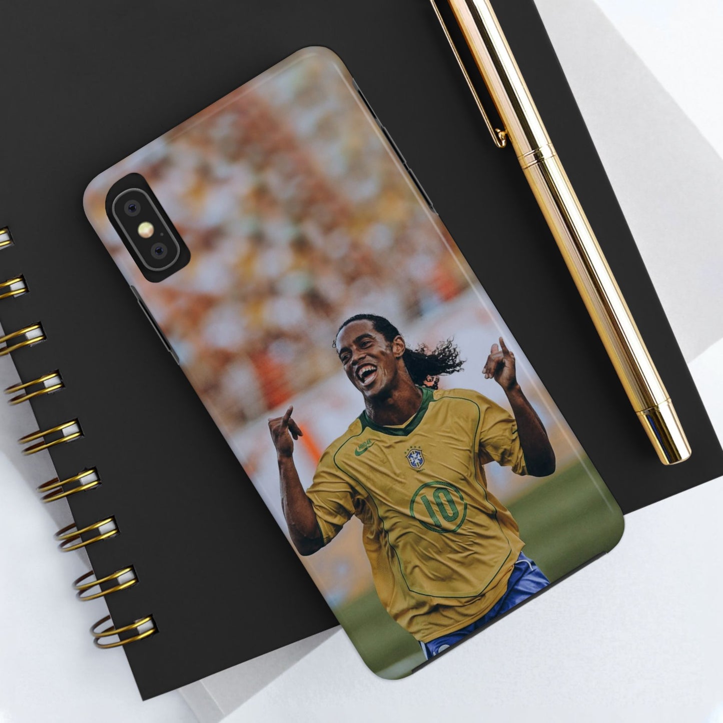 Ronaldinho Soccer Fan Tough Phone Cases - Celebration Design