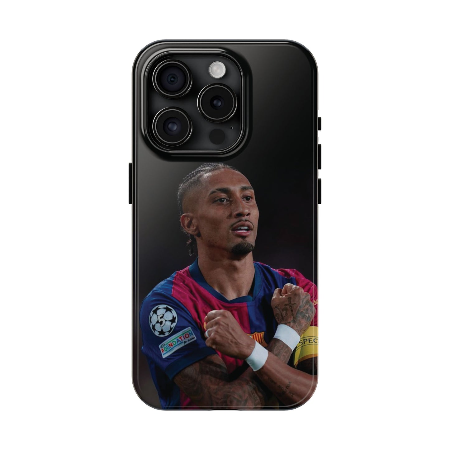 Raphinha Soccer Fan Tough Phone Case - Durable Protection with Star Player Design