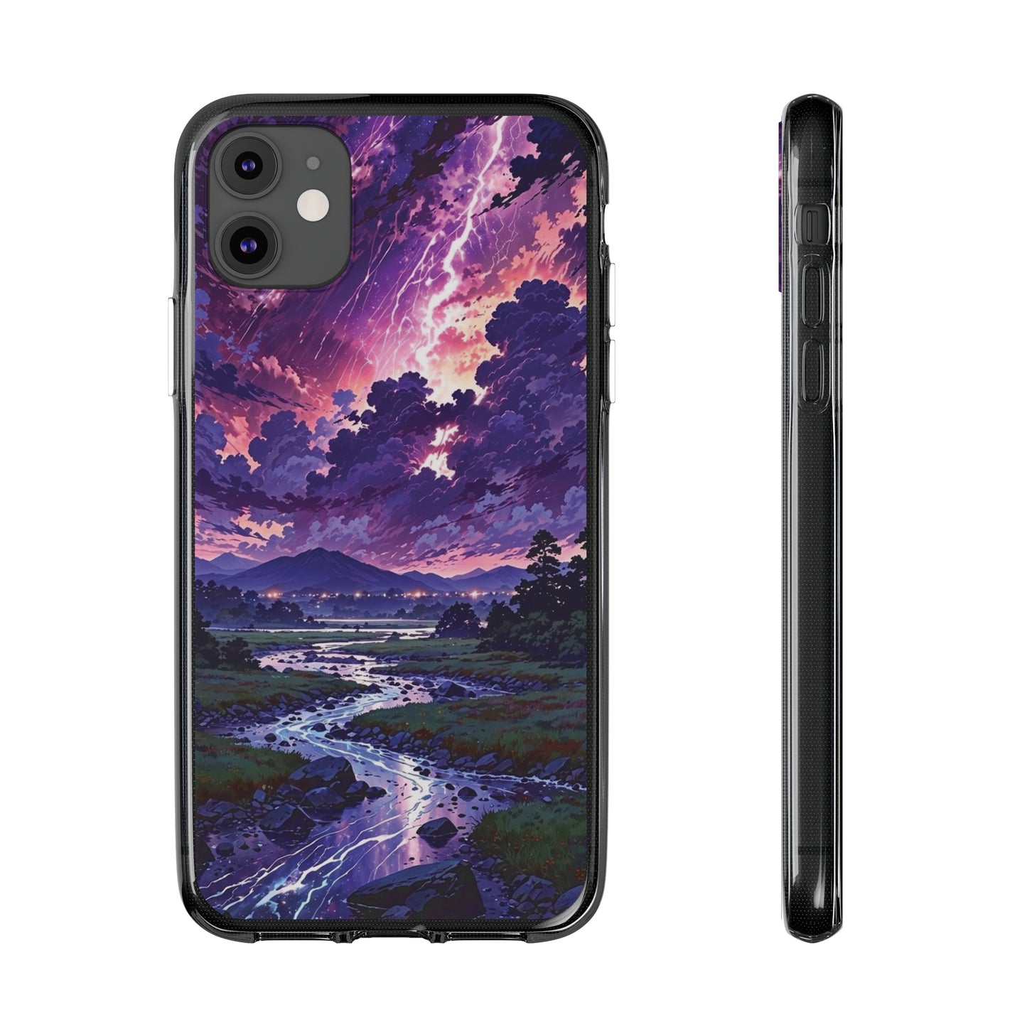 Scenic Nature Soft Phone Case - Stunning Landscape Design for Wilderness Lovers