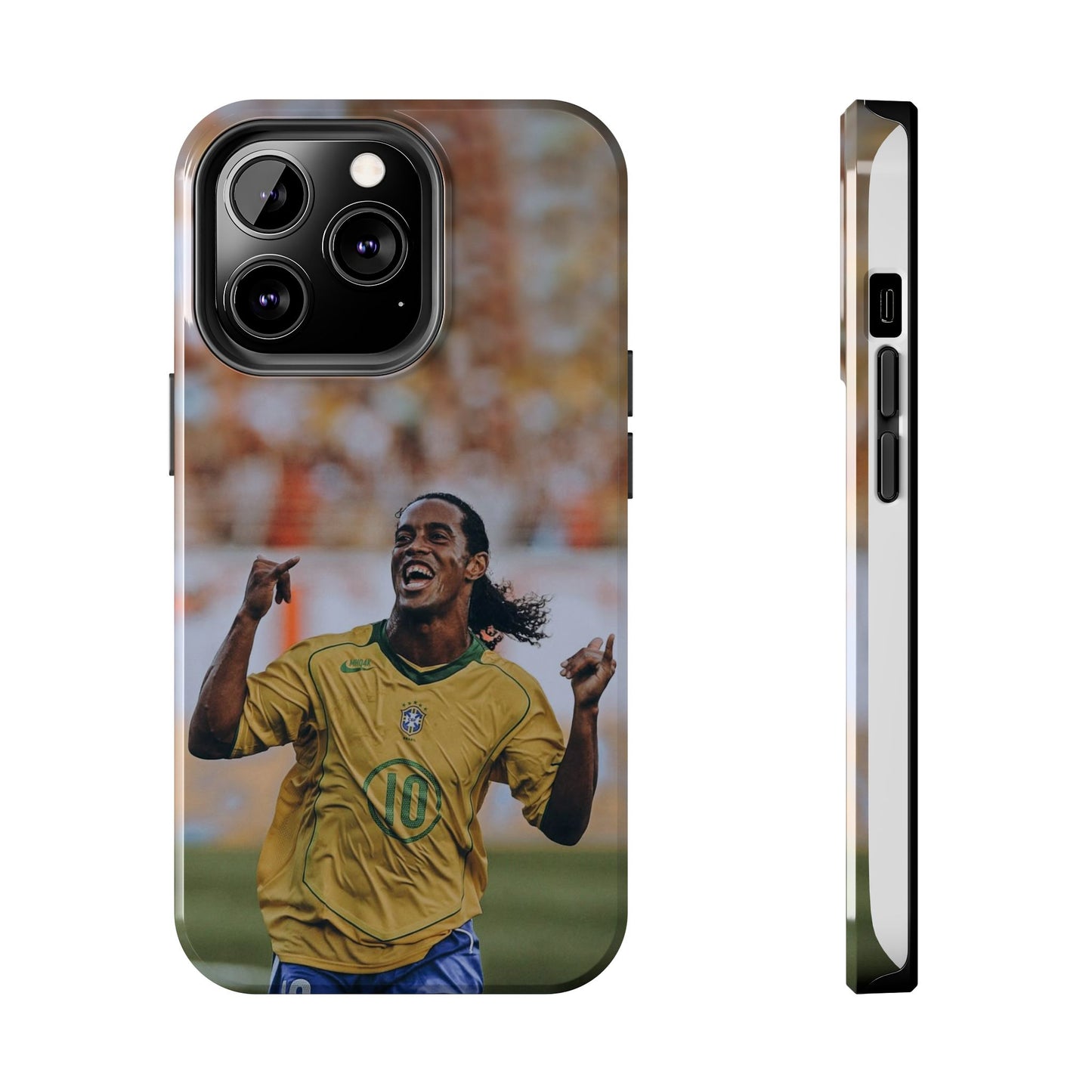 Ronaldinho Soccer Fan Tough Phone Cases - Celebration Design