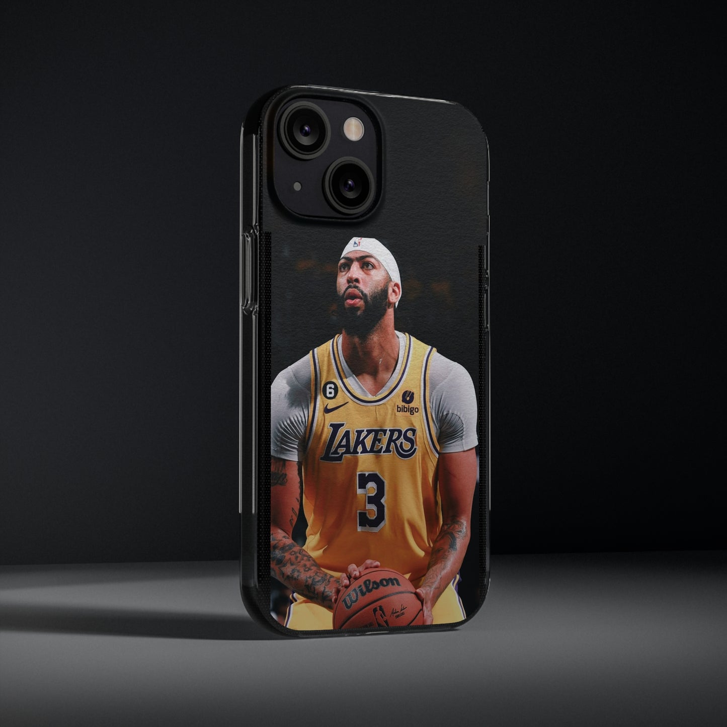 Anthony Davis Lakers Soft Phone Case - Perfect Gift for Basketball Fans