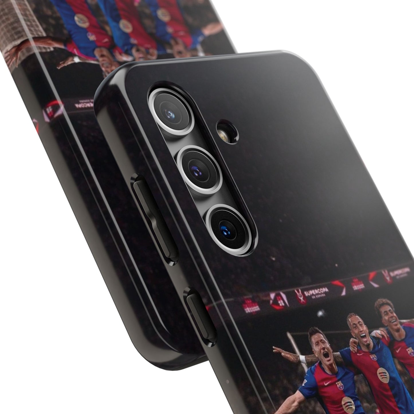 Lewandowski, Raphinha, Lamine Yamal Soccer Team Tough Phone Case - Durable Protection for Fans!