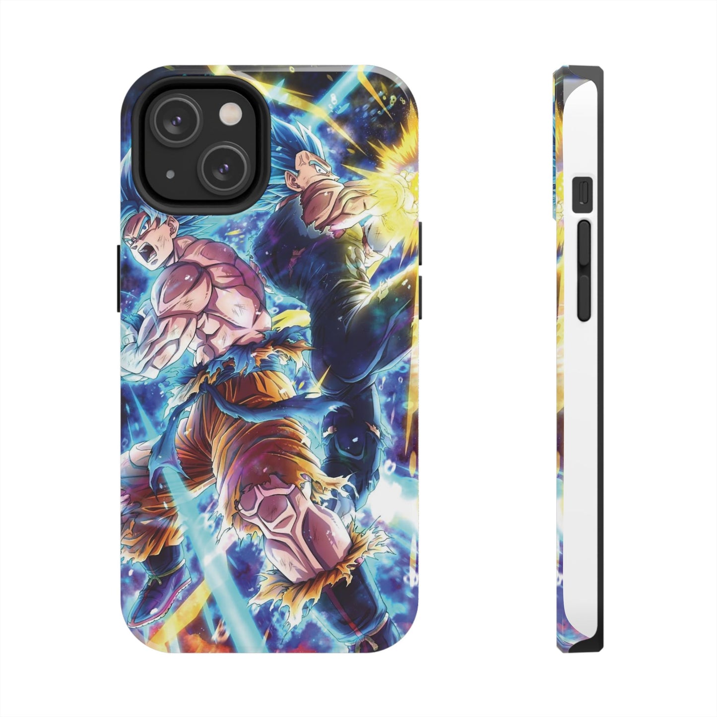 Goku Vegeta Dragon Ball Super Tough Phone Case - Vibrant Anime Character Design