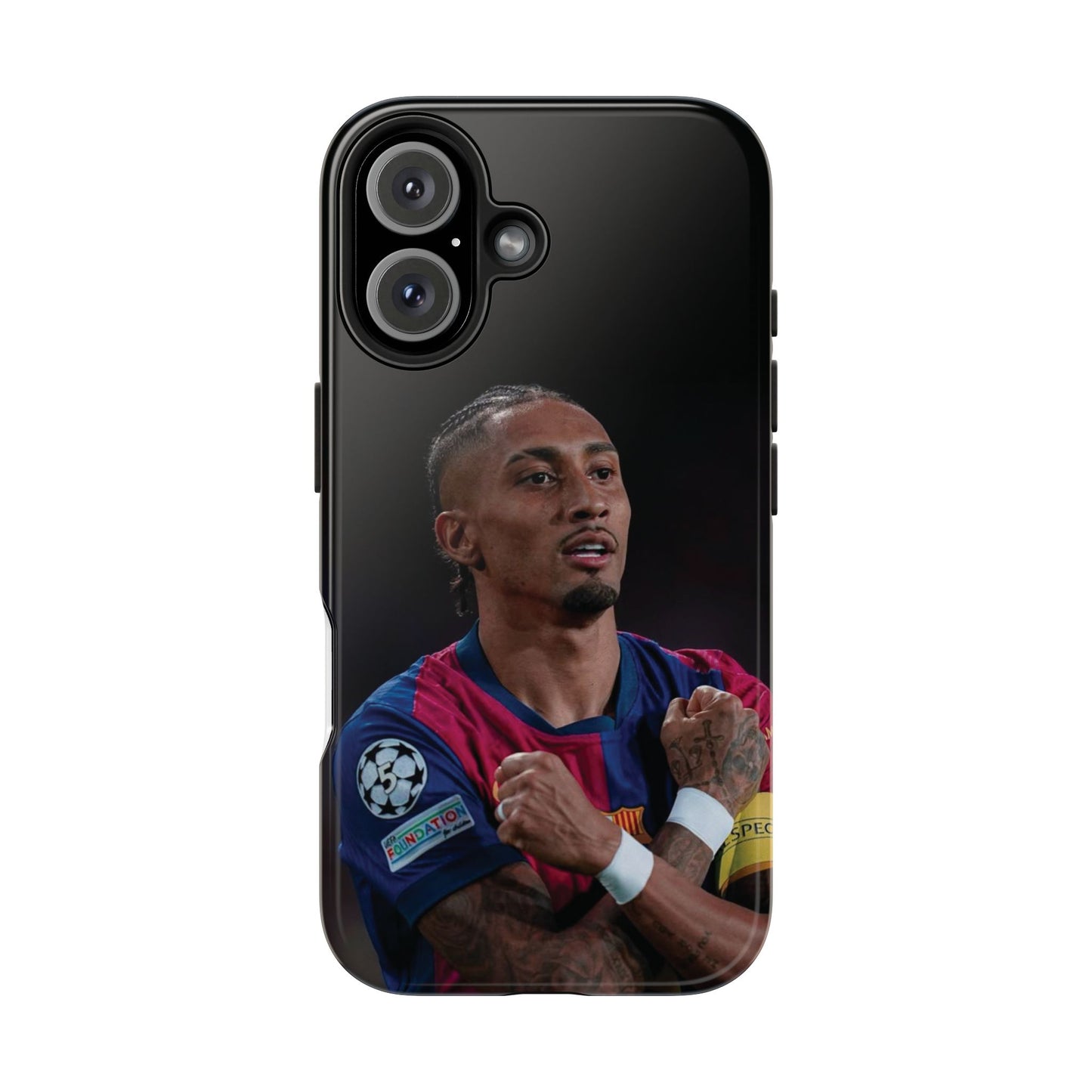Raphinha Soccer Fan Tough Phone Case - Durable Protection with Star Player Design