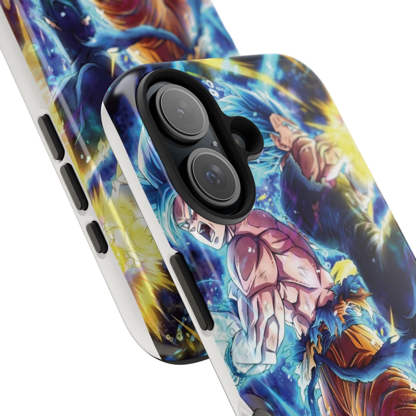 Goku Vegeta Dragon Ball Super Tough Phone Case - Vibrant Anime Character Design