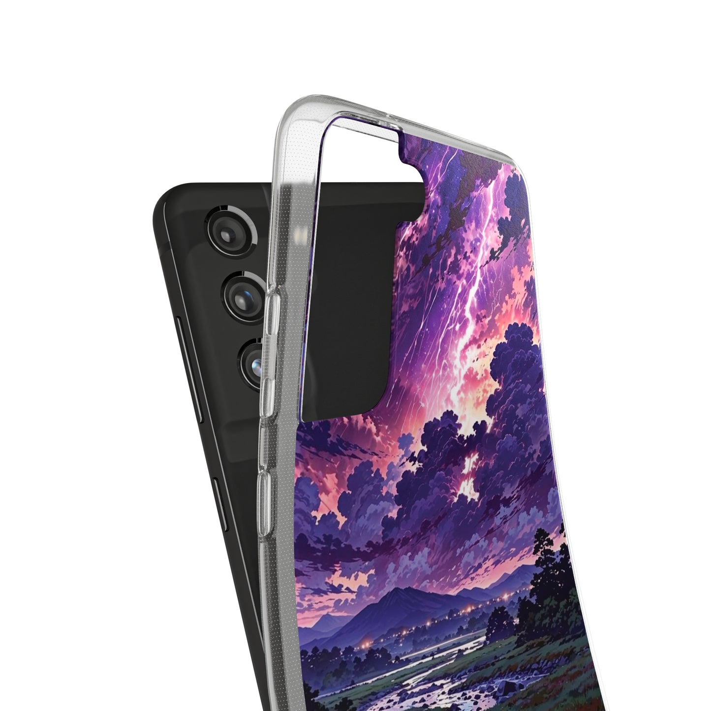 Scenic Nature Soft Phone Case - Stunning Landscape Design for Wilderness Lovers