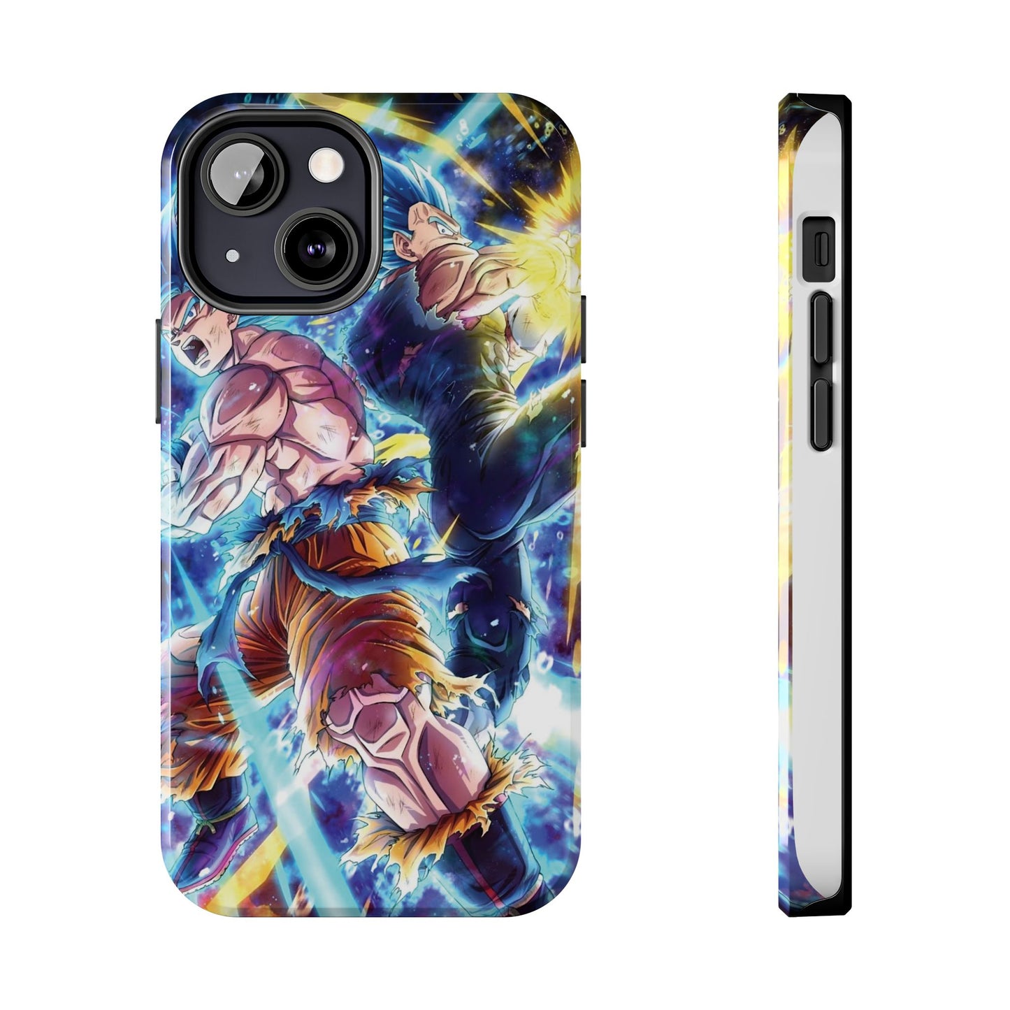 Goku Vegeta Dragon Ball Super Tough Phone Case - Vibrant Anime Character Design