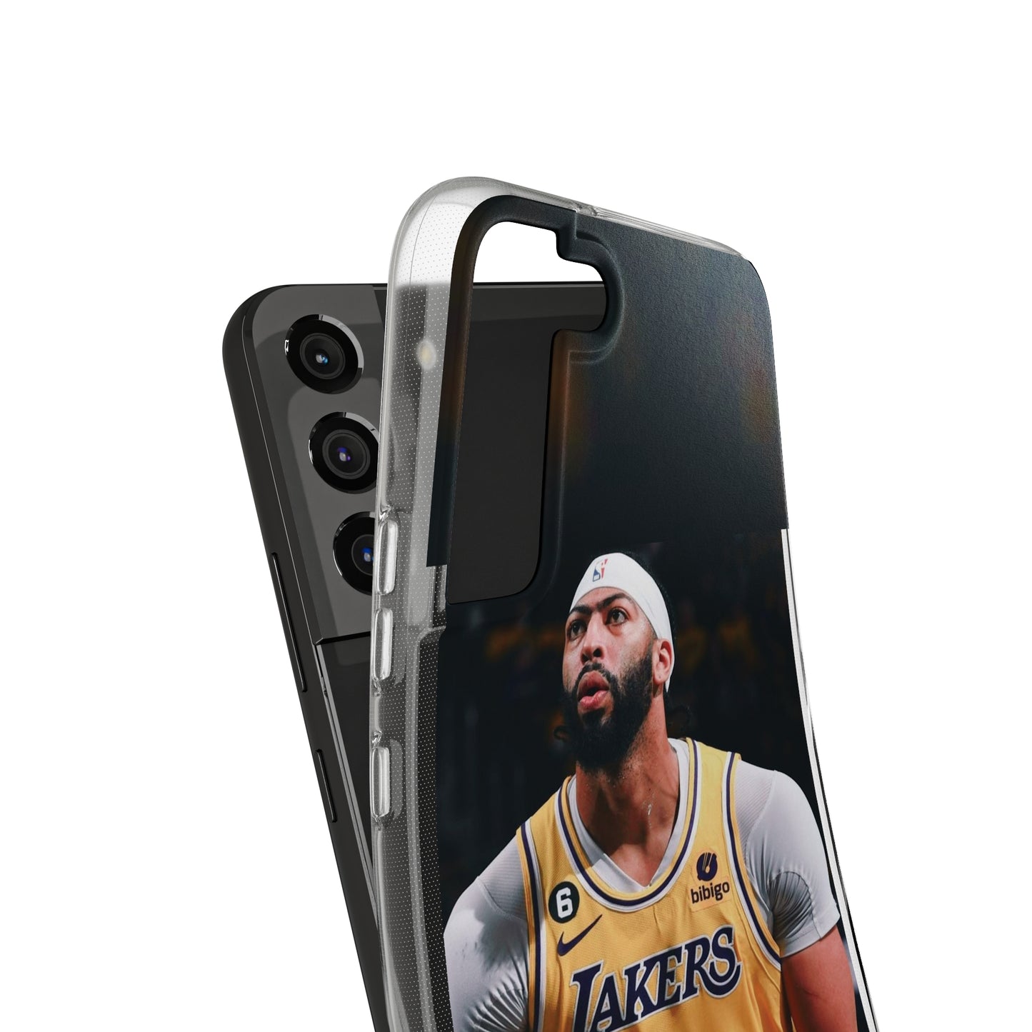Anthony Davis Lakers Soft Phone Case - Perfect Gift for Basketball Fans