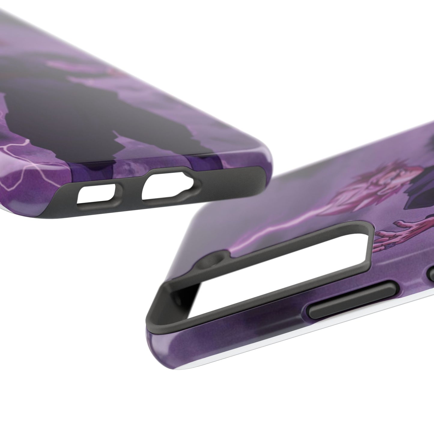 Black Goku Anime Tough Phone Case - Dragon Ball Z Inspired Design