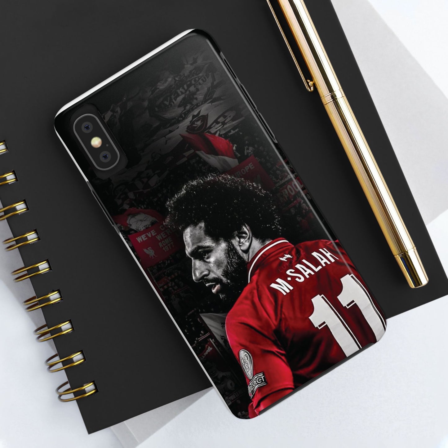 M'Salah Tough Phone Case - Durable Soccer Design for Fans