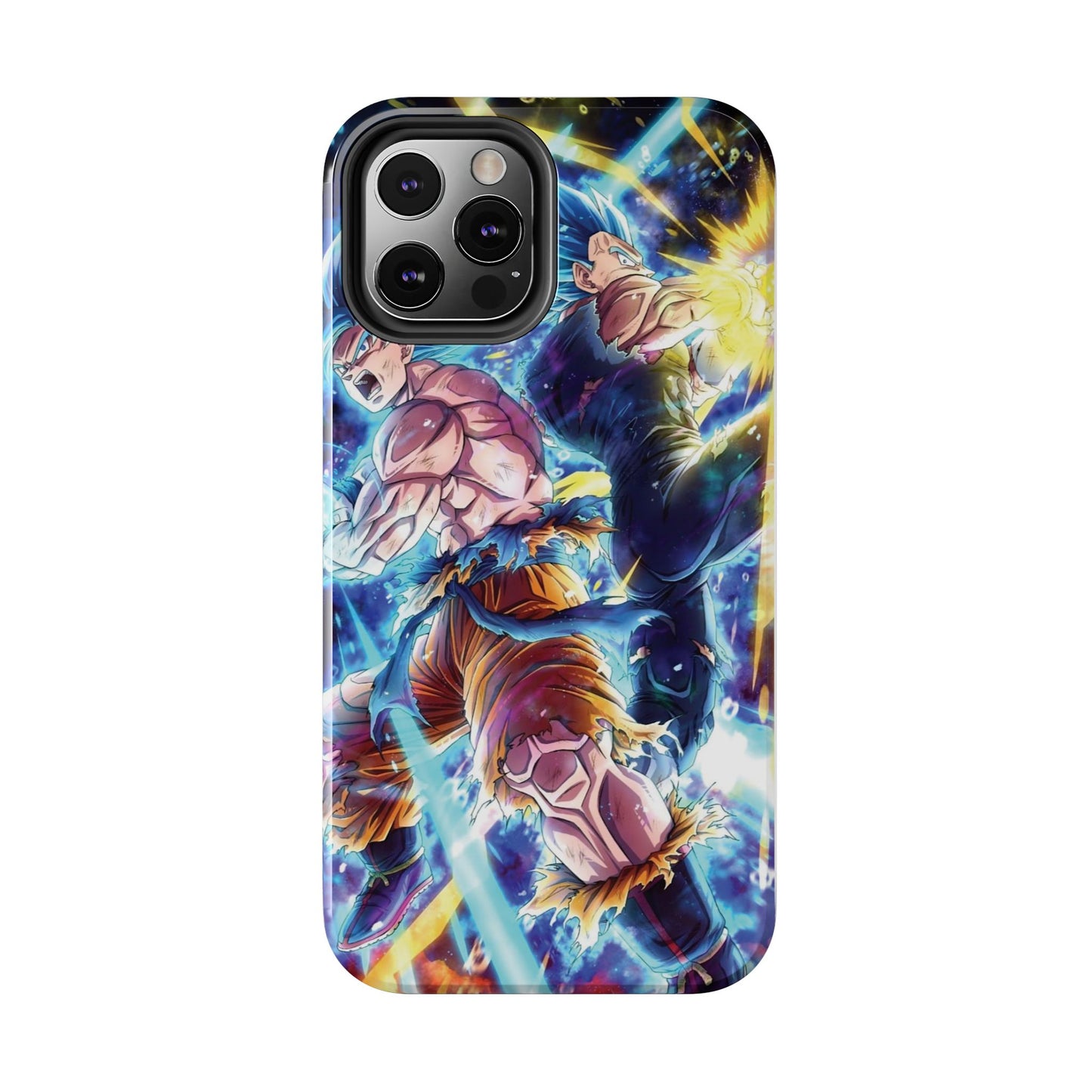 Goku Vegeta Dragon Ball Super Tough Phone Case - Vibrant Anime Character Design