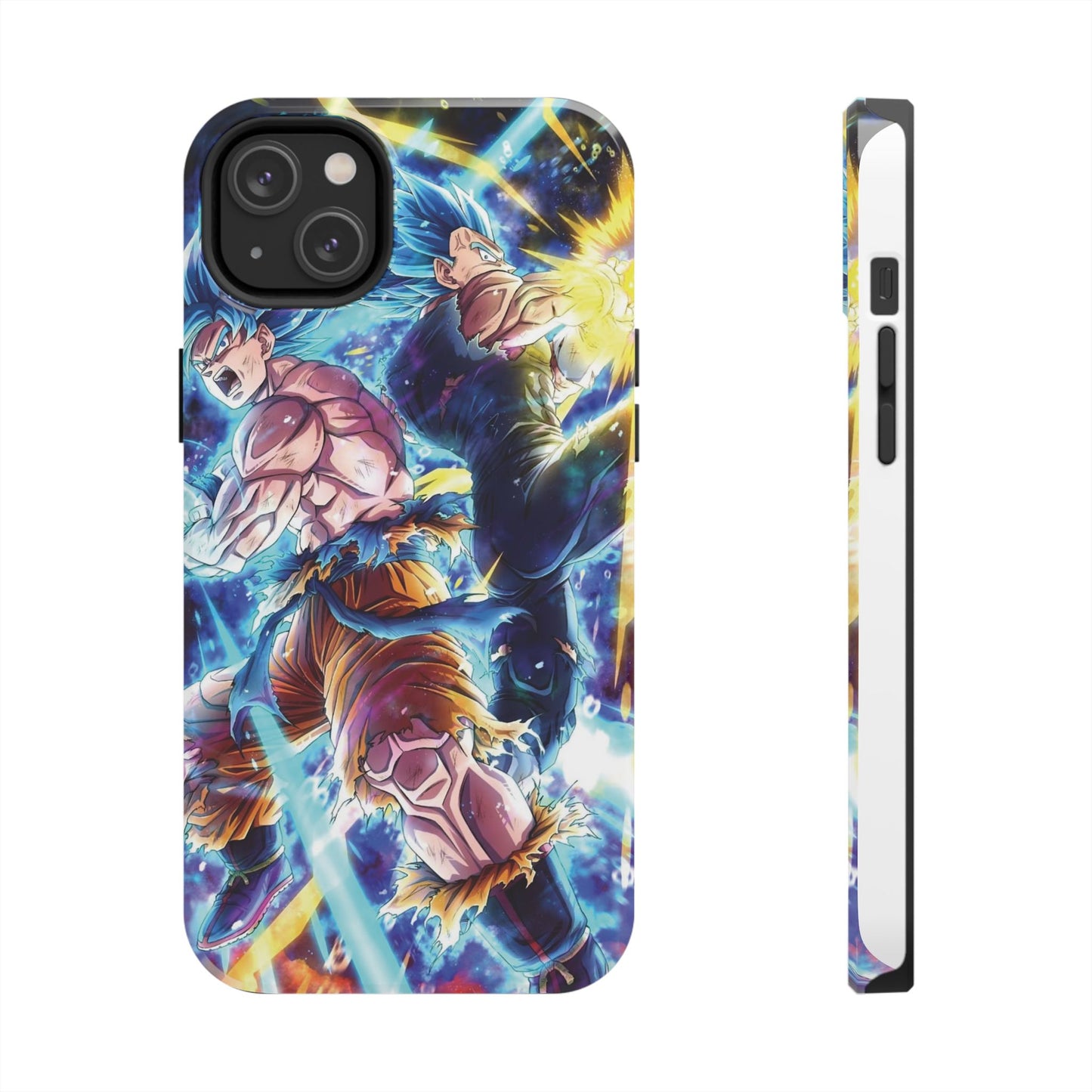 Goku Vegeta Dragon Ball Super Tough Phone Case - Vibrant Anime Character Design