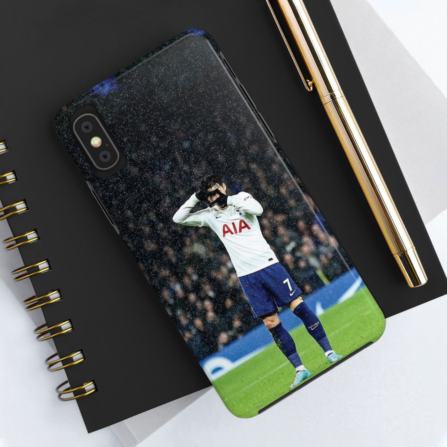 Son Heung-min Personalized Tough Phone Case for Soccer Fans - Stylish and Durable Design