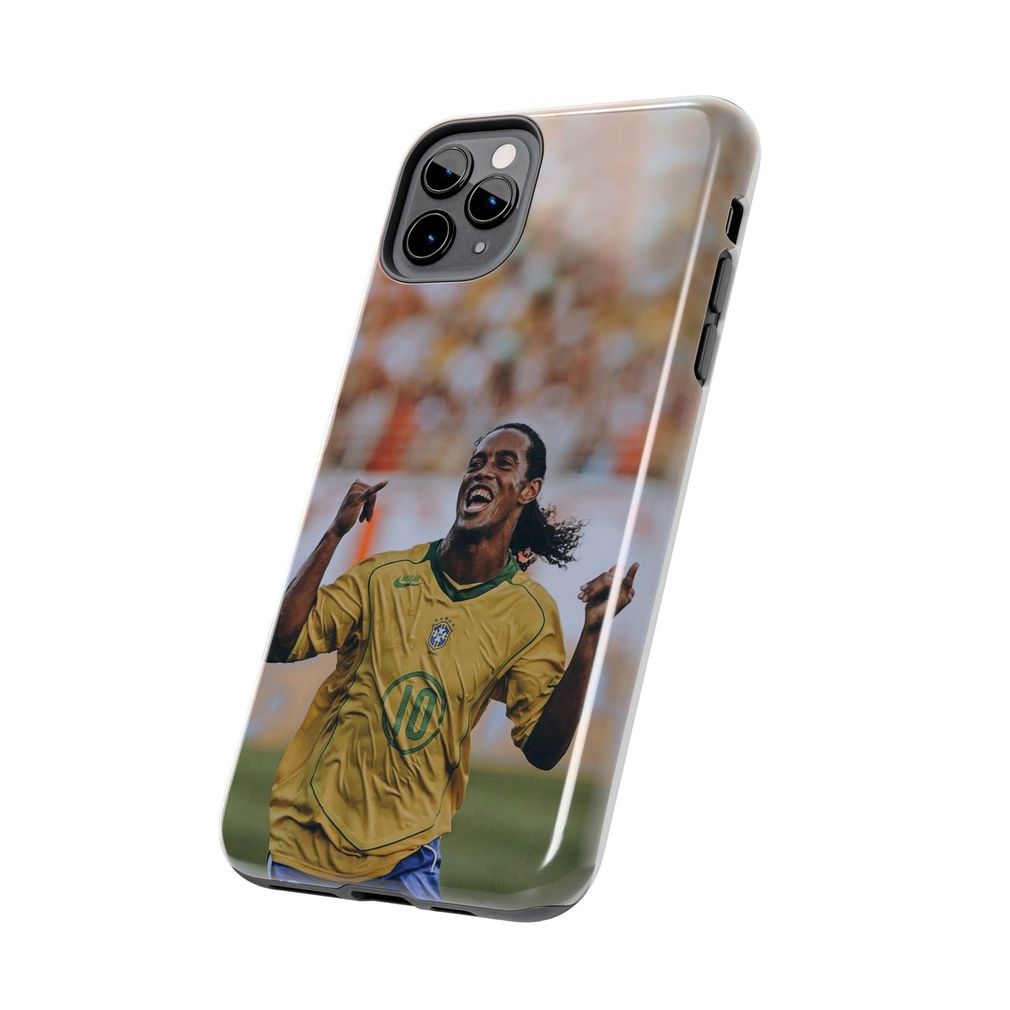 Ronaldinho Soccer Fan Tough Phone Cases - Celebration Design