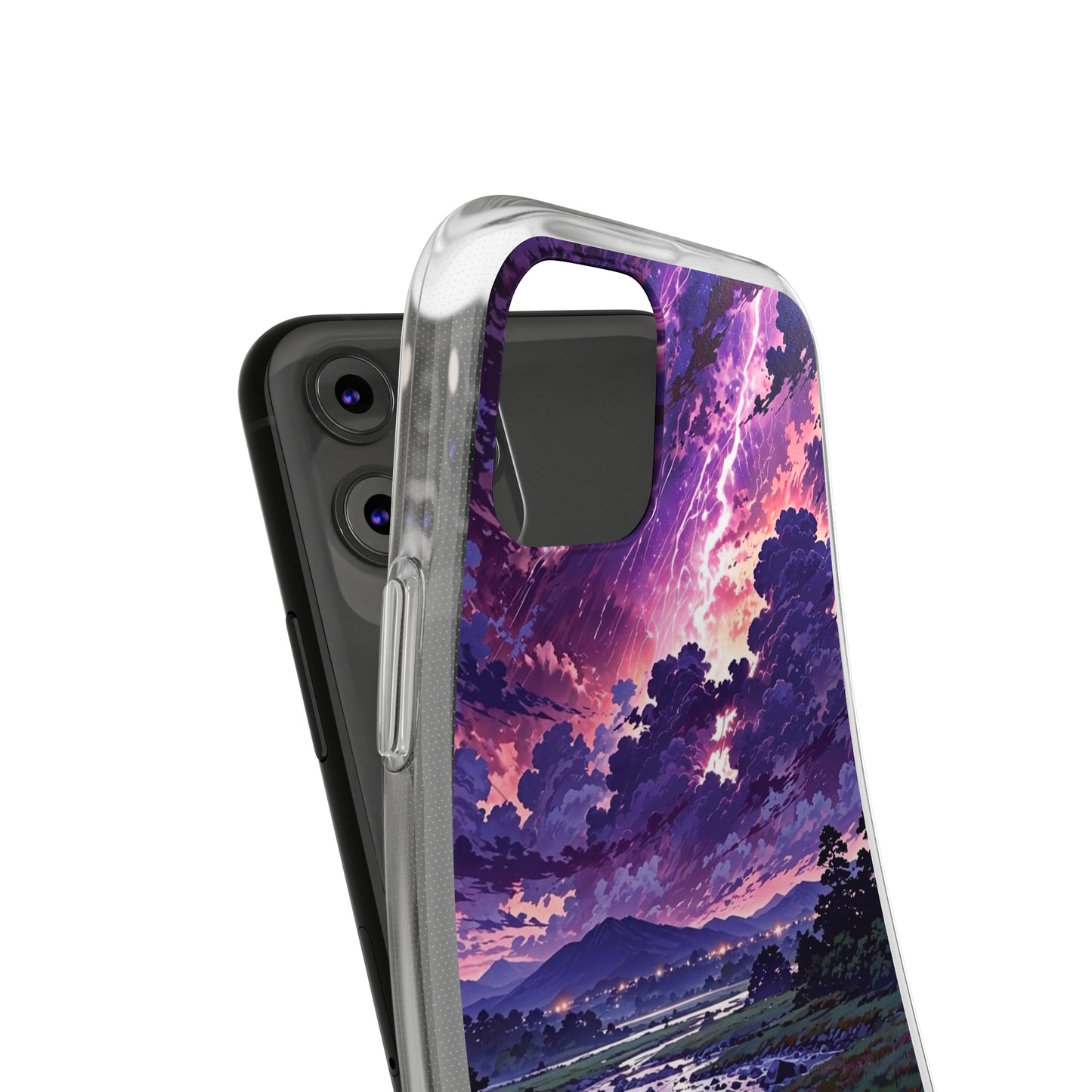 Scenic Nature Soft Phone Case - Stunning Landscape Design for Wilderness Lovers