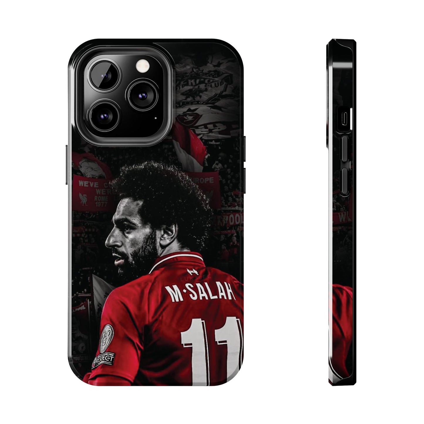 M'Salah Tough Phone Case - Durable Soccer Design for Fans