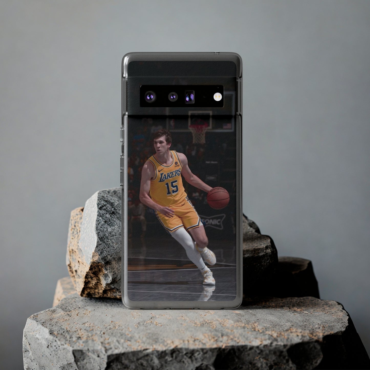 Austin Reaves Basketball Player Soft Phone Case - Lakers Fan Accessory