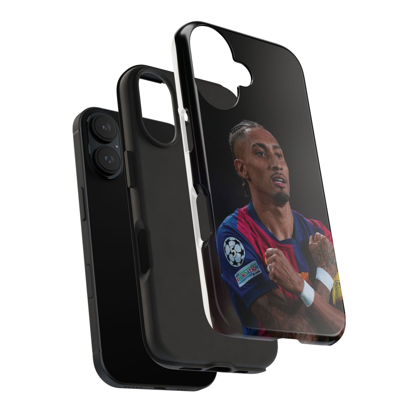 Raphinha Soccer Fan Tough Phone Case - Durable Protection with Star Player Design