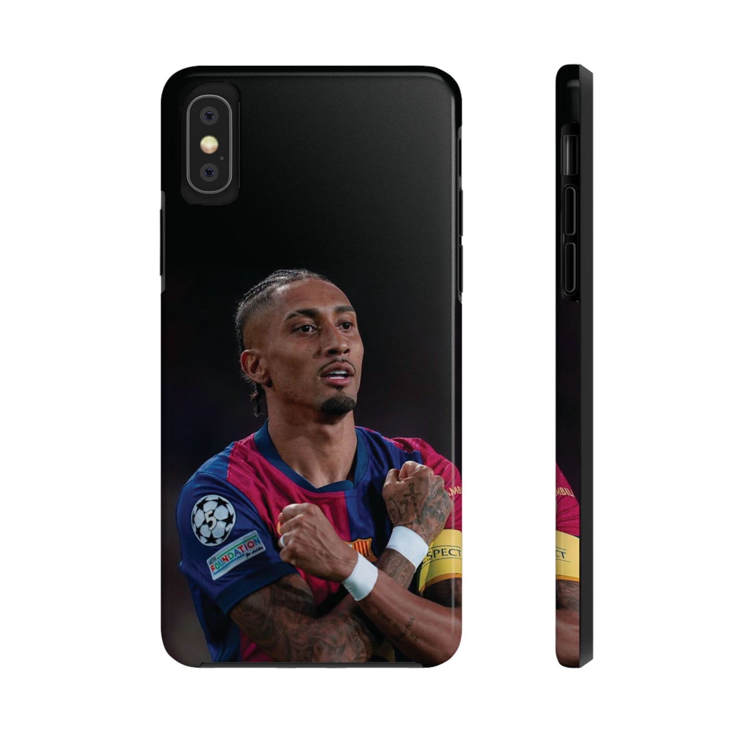 Raphinha Soccer Fan Tough Phone Case - Durable Protection with Star Player Design