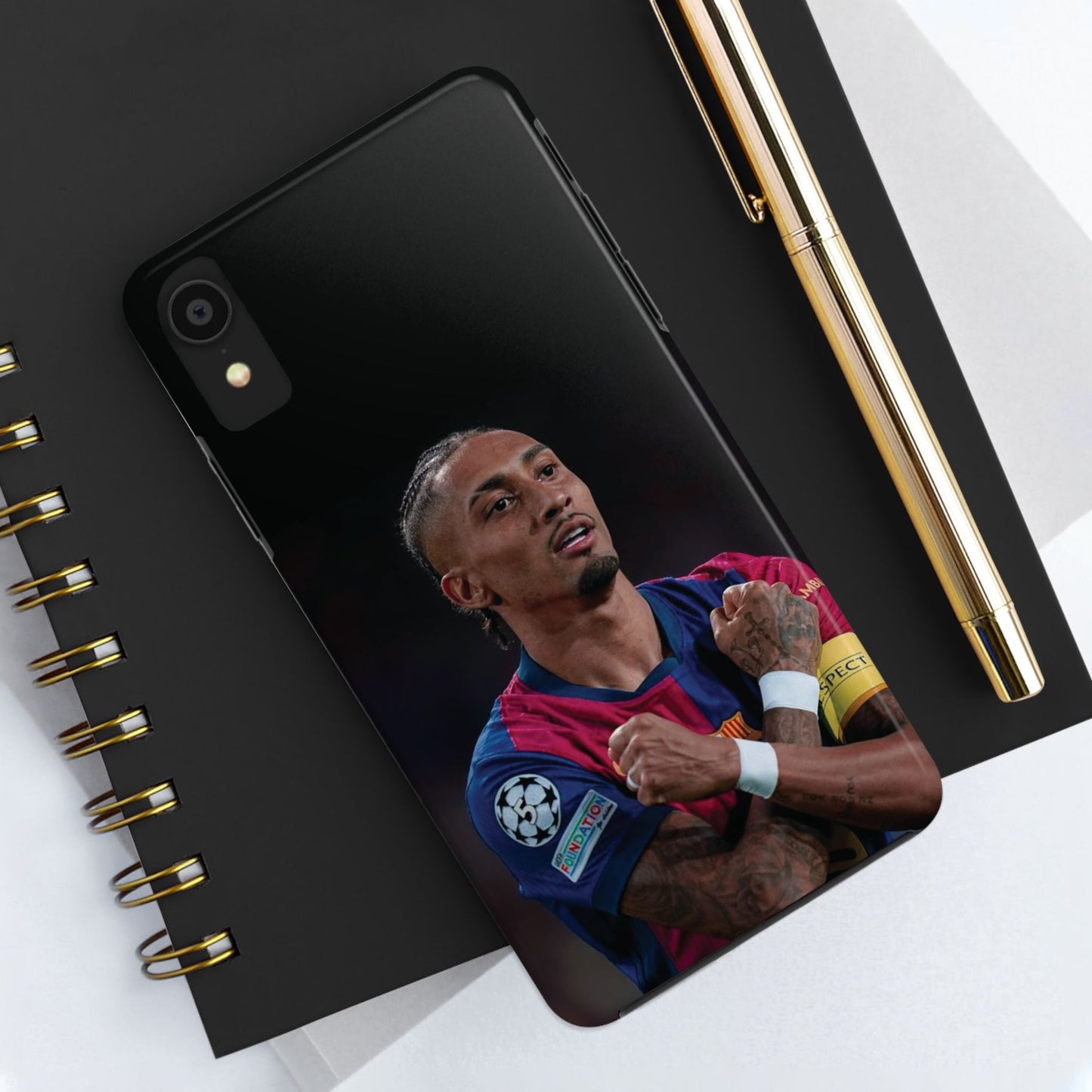 Raphinha Soccer Fan Tough Phone Case - Durable Protection with Star Player Design