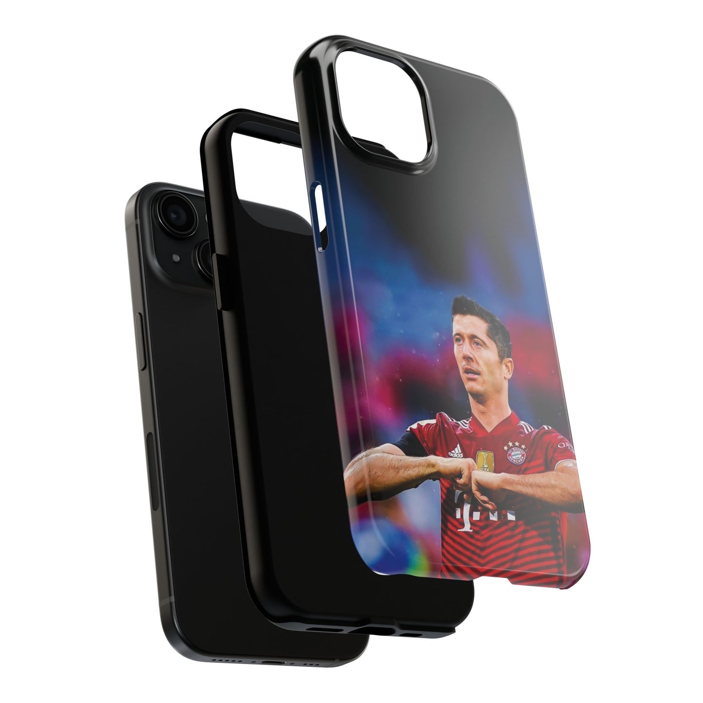Robert Lewandowski Soccer Tough Phone Cases - Featuring Legendary Player Design