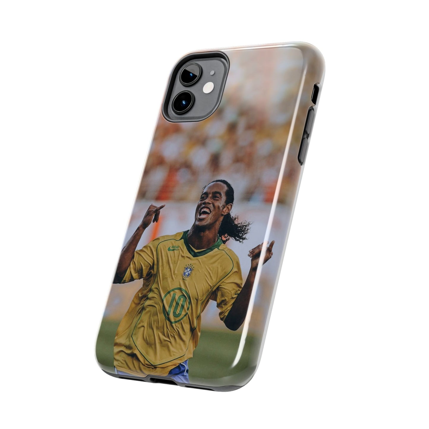 Ronaldinho Soccer Fan Tough Phone Cases - Celebration Design