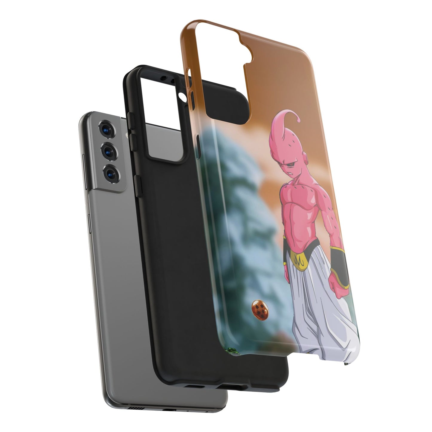 Majin Buu Fierce Dragon Ball Tough Phone Case - Majin Buu Design