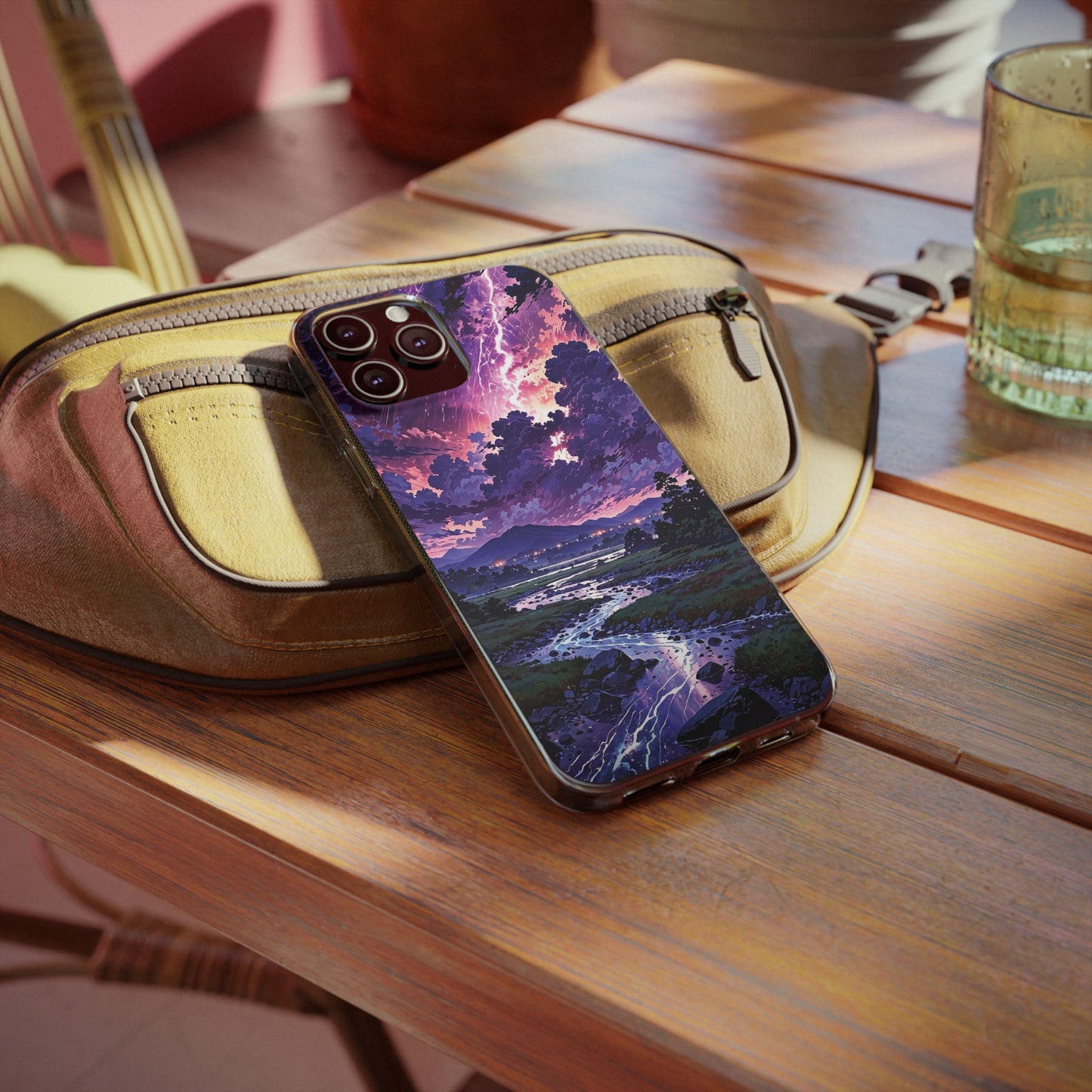Scenic Nature Soft Phone Case - Stunning Landscape Design for Wilderness Lovers