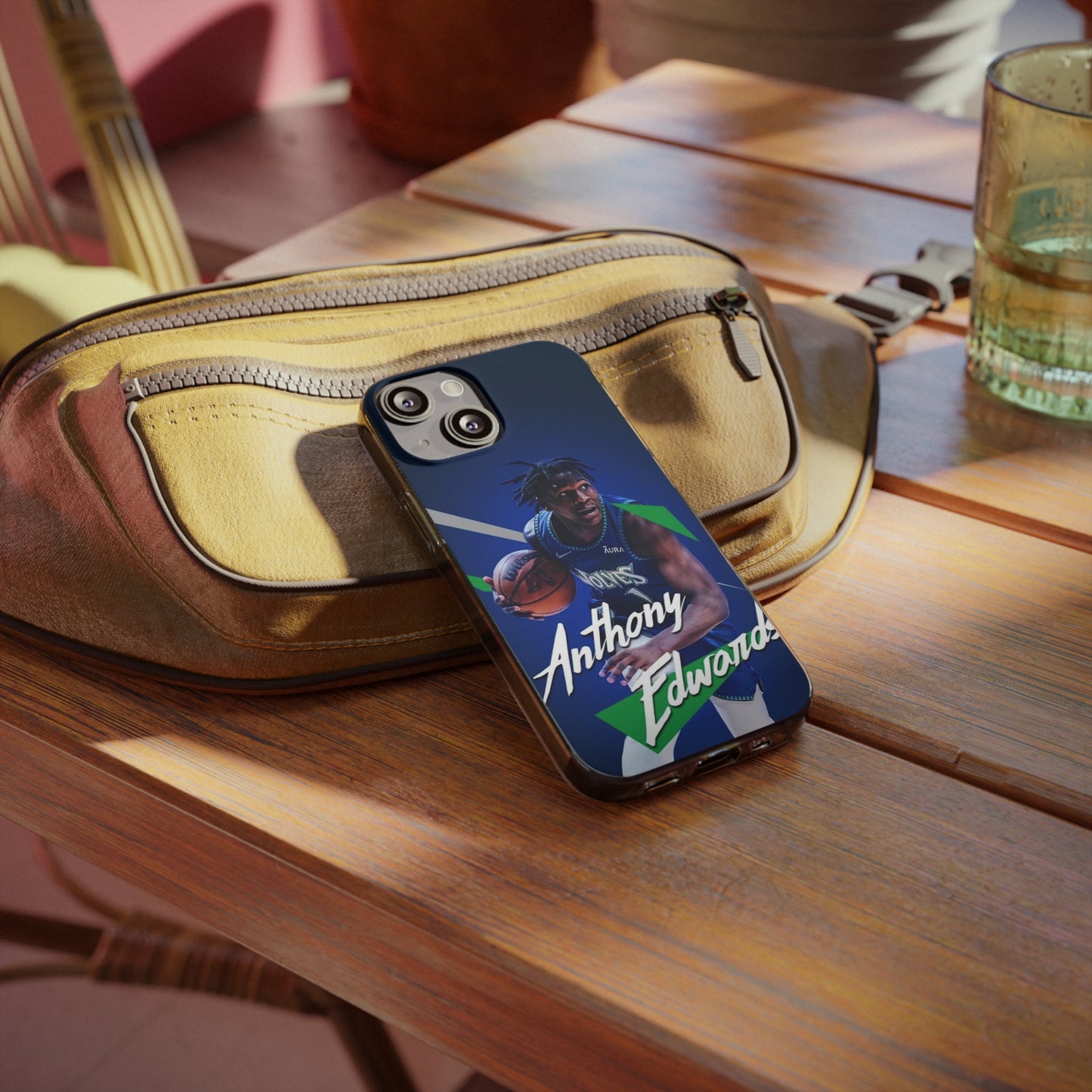 Anthony Edwards Soft Phone Case - Basketball Fan Accessory