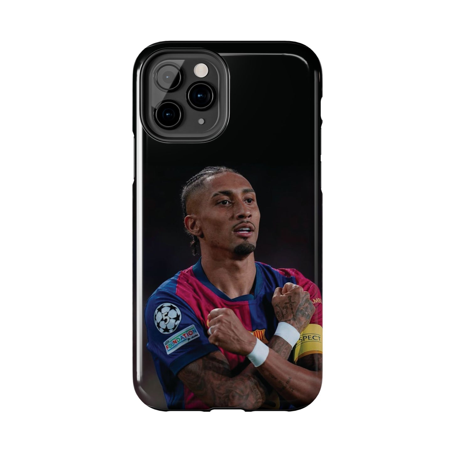 Raphinha Soccer Fan Tough Phone Case - Durable Protection with Star Player Design