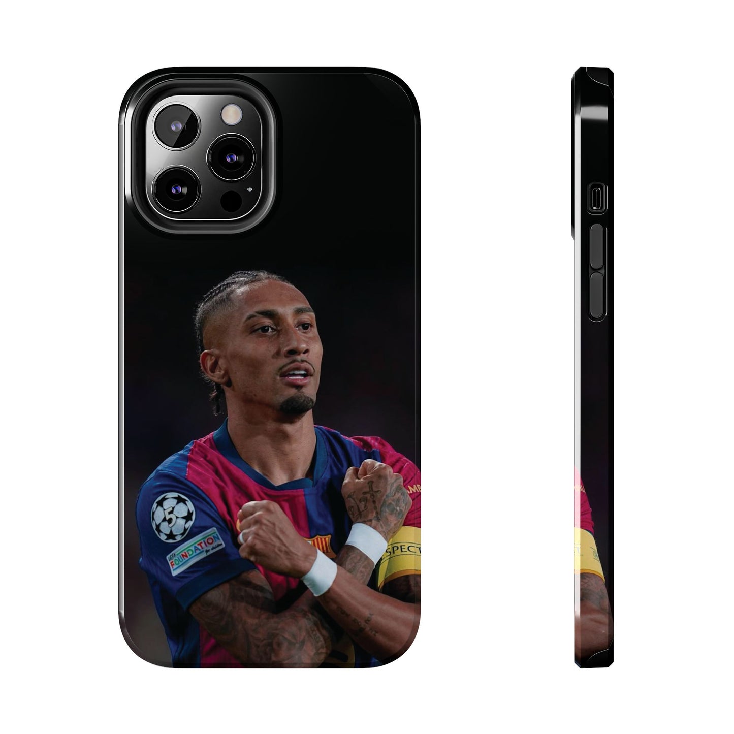 Raphinha Soccer Fan Tough Phone Case - Durable Protection with Star Player Design