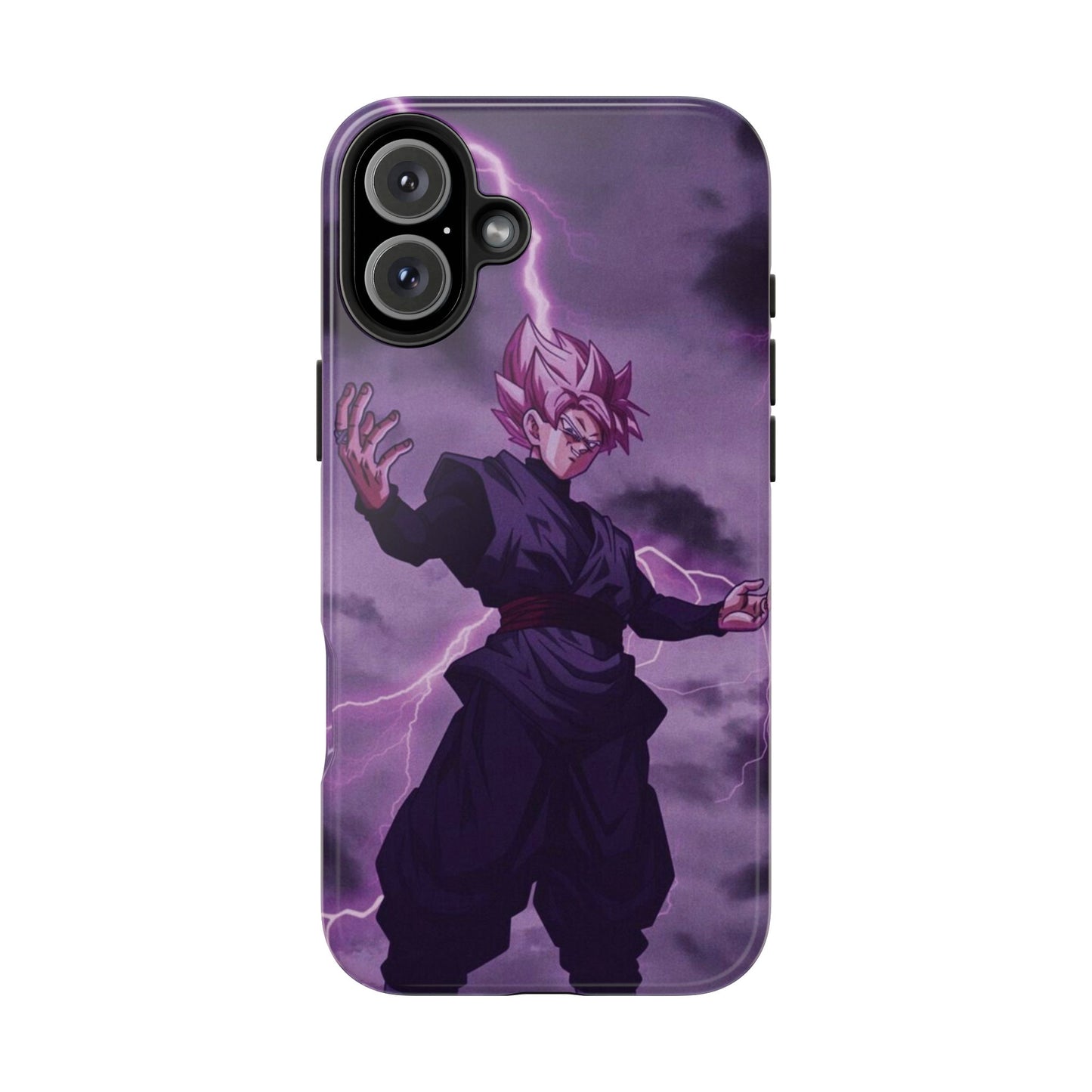 Black Goku Anime Tough Phone Case - Dragon Ball Z Inspired Design