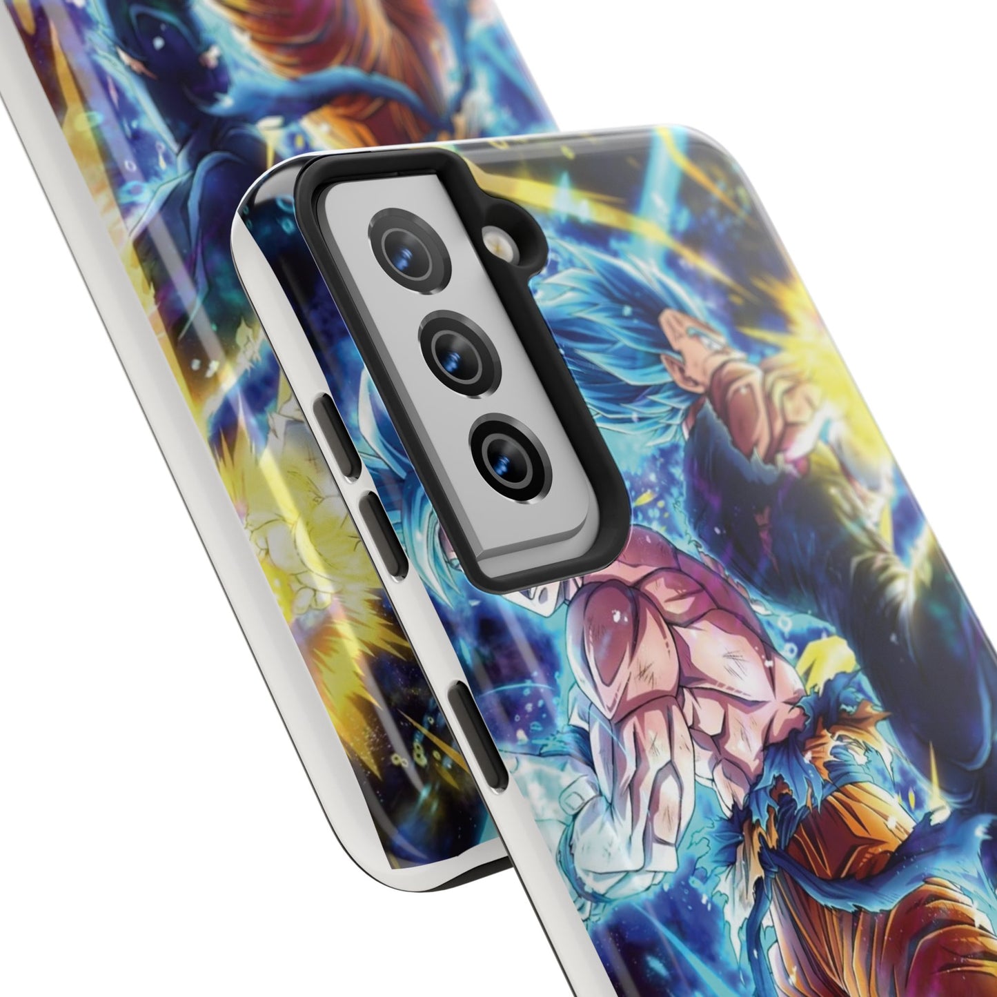 Goku Vegeta Dragon Ball Super Tough Phone Case - Vibrant Anime Character Design
