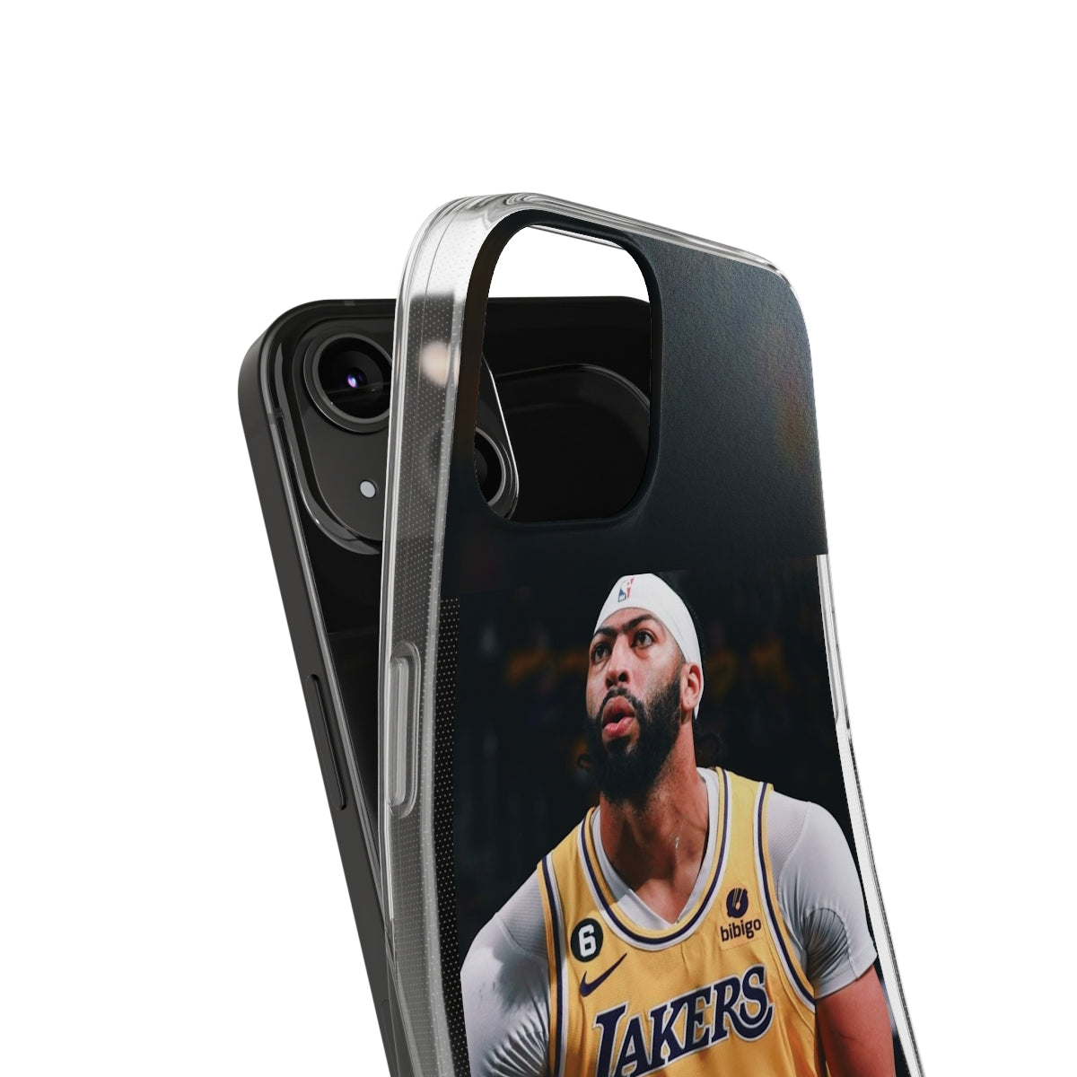 Anthony Davis Lakers Soft Phone Case - Perfect Gift for Basketball Fans