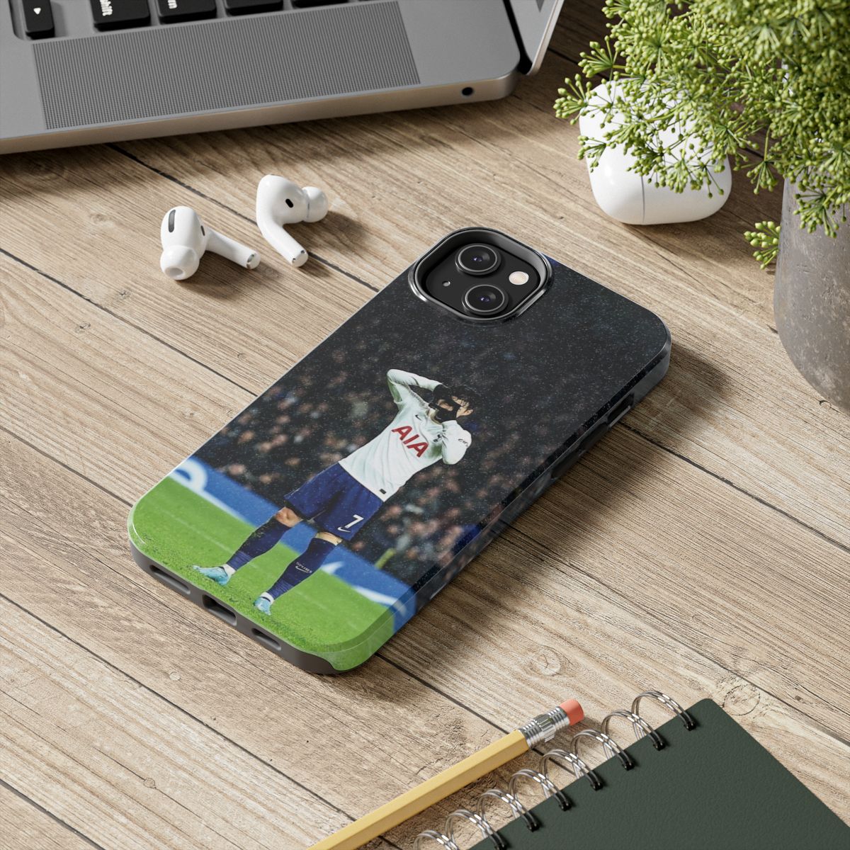 Son Heung-min Personalized Tough Phone Case for Soccer Fans - Stylish and Durable Design