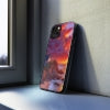 Vibrant Landscape Soft Phone Case - Sunset Beach House Design