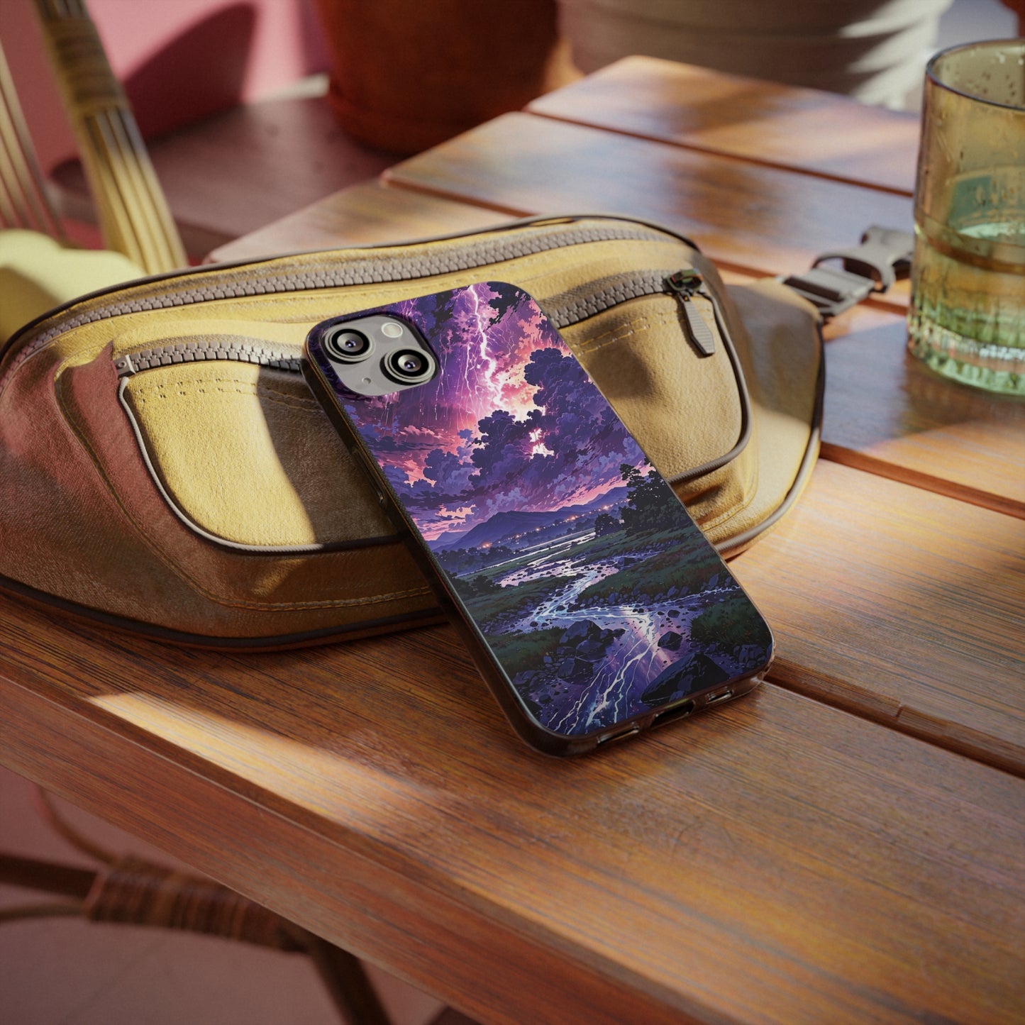 Scenic Nature Soft Phone Case - Stunning Landscape Design for Wilderness Lovers