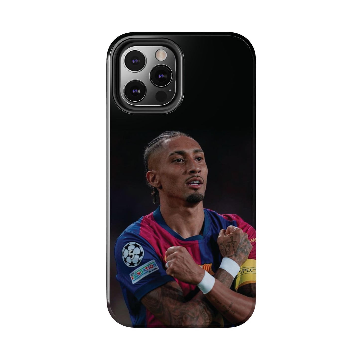 Raphinha Soccer Fan Tough Phone Case - Durable Protection with Star Player Design