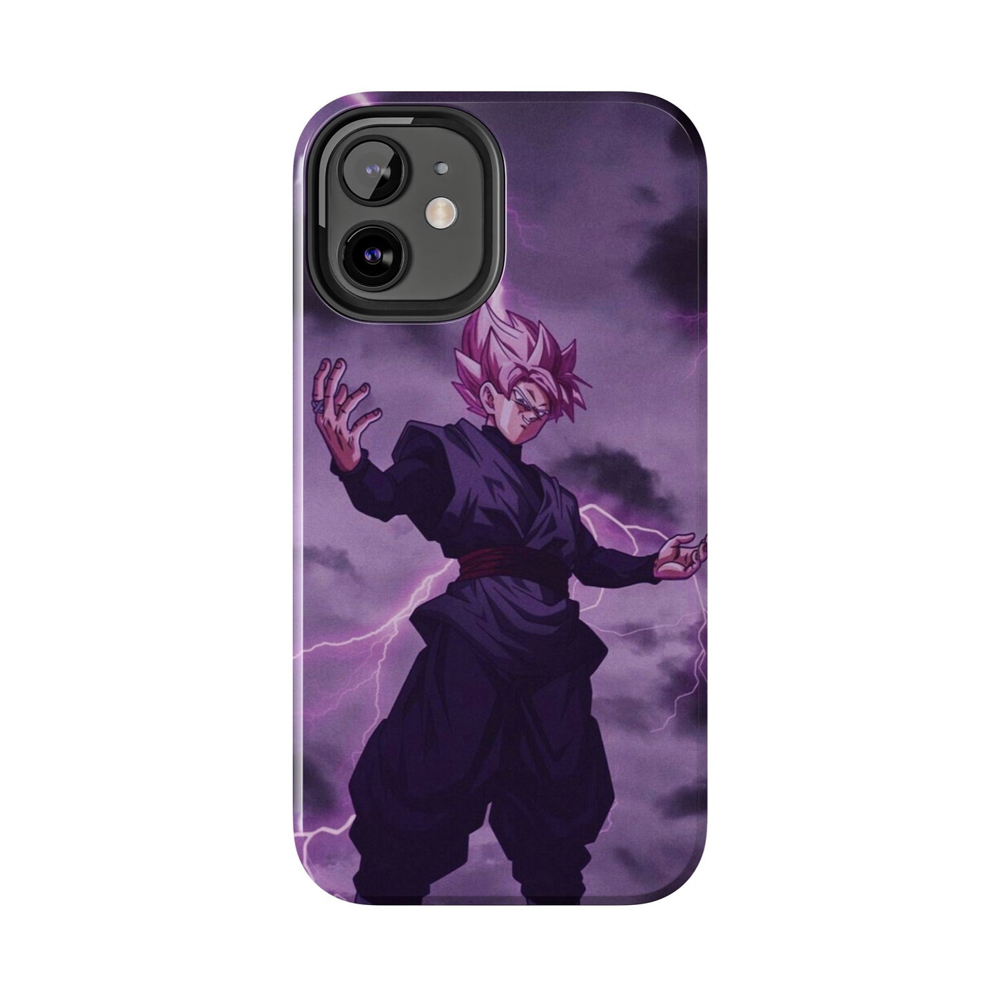 Black Goku Anime Tough Phone Case - Dragon Ball Z Inspired Design