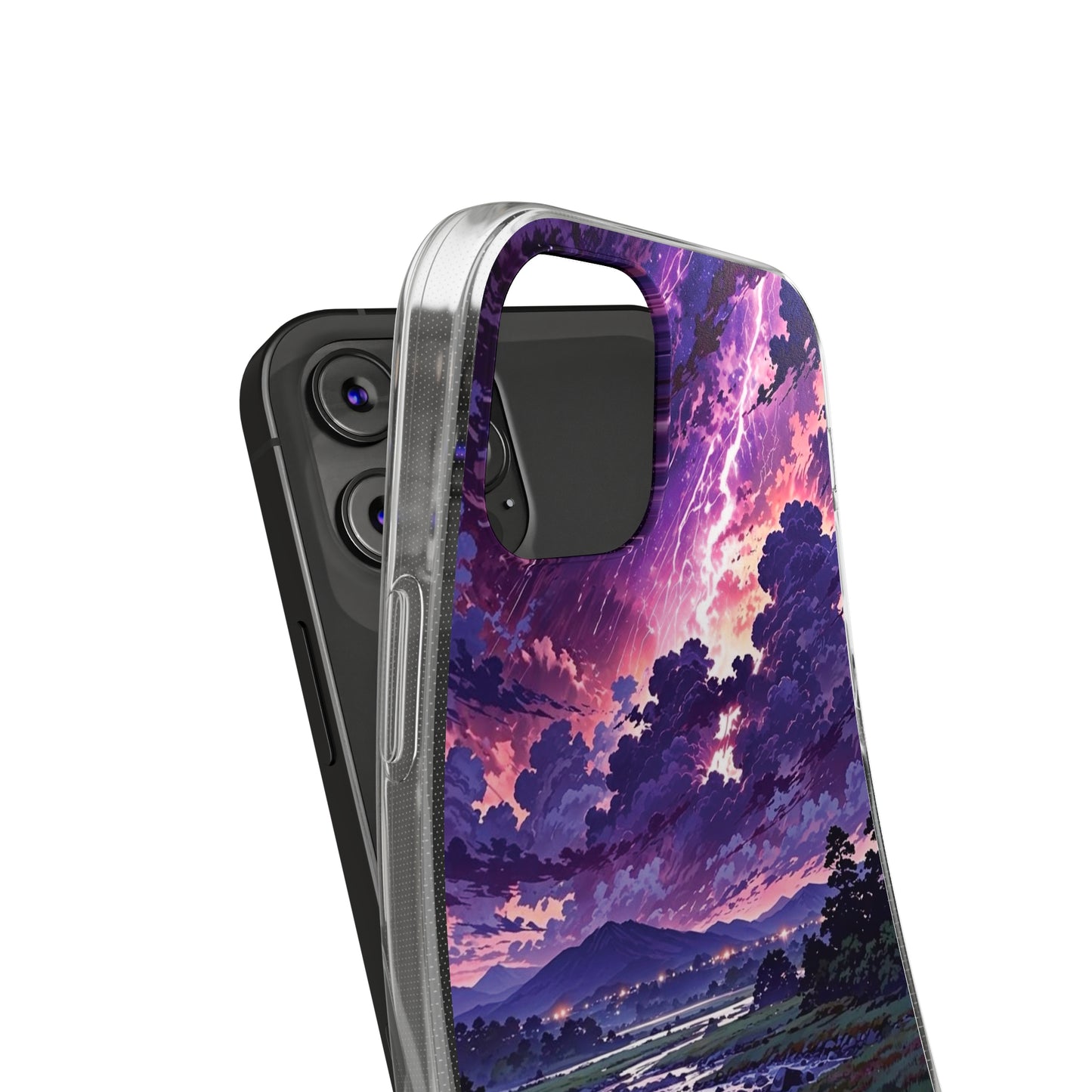 Scenic Nature Soft Phone Case - Stunning Landscape Design for Wilderness Lovers