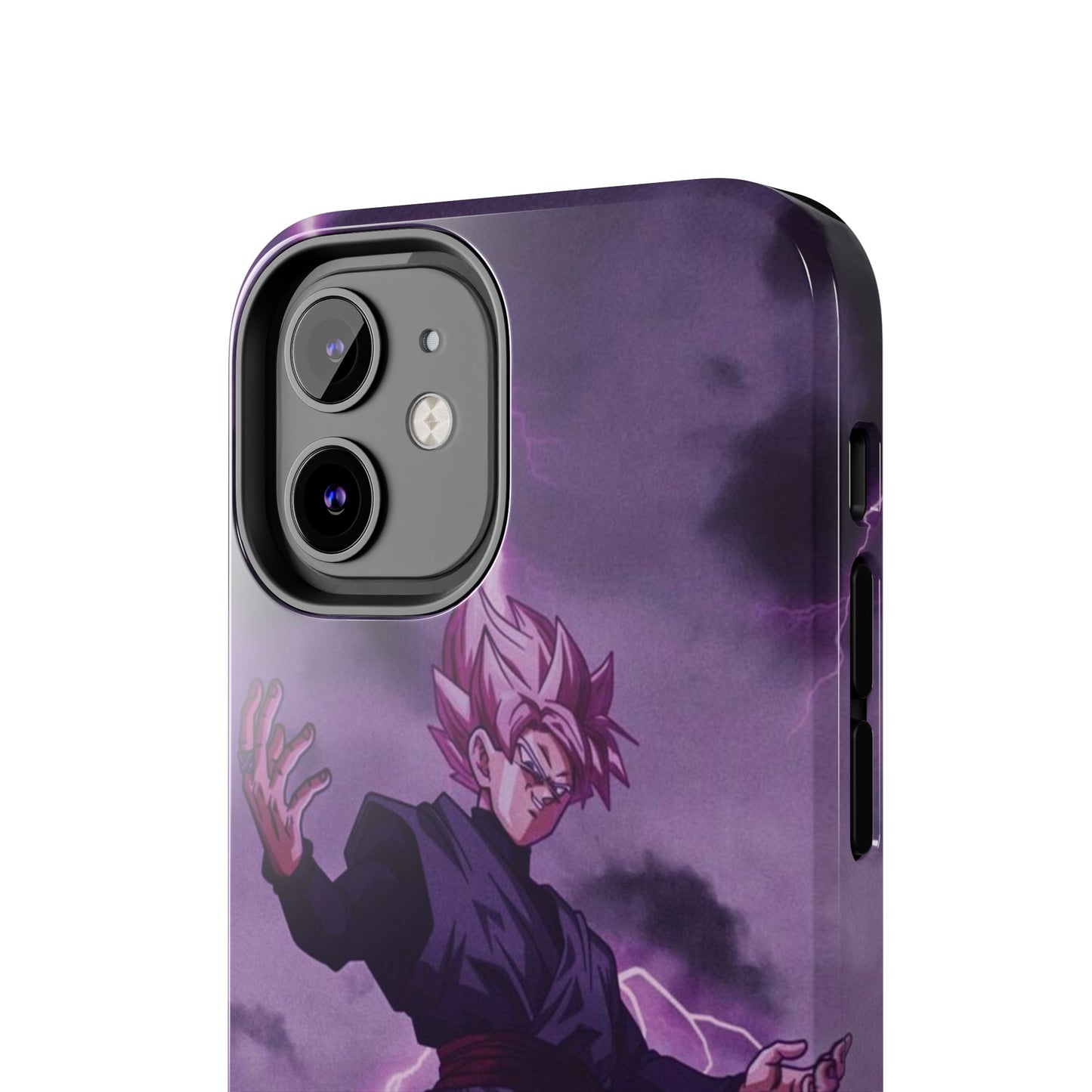 Black Goku Anime Tough Phone Case - Dragon Ball Z Inspired Design