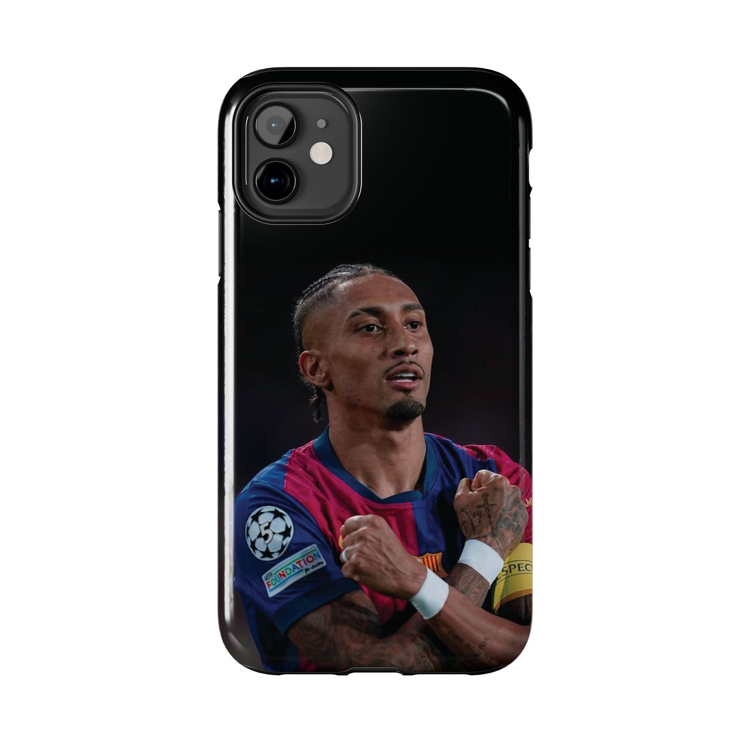 Raphinha Soccer Fan Tough Phone Case - Durable Protection with Star Player Design