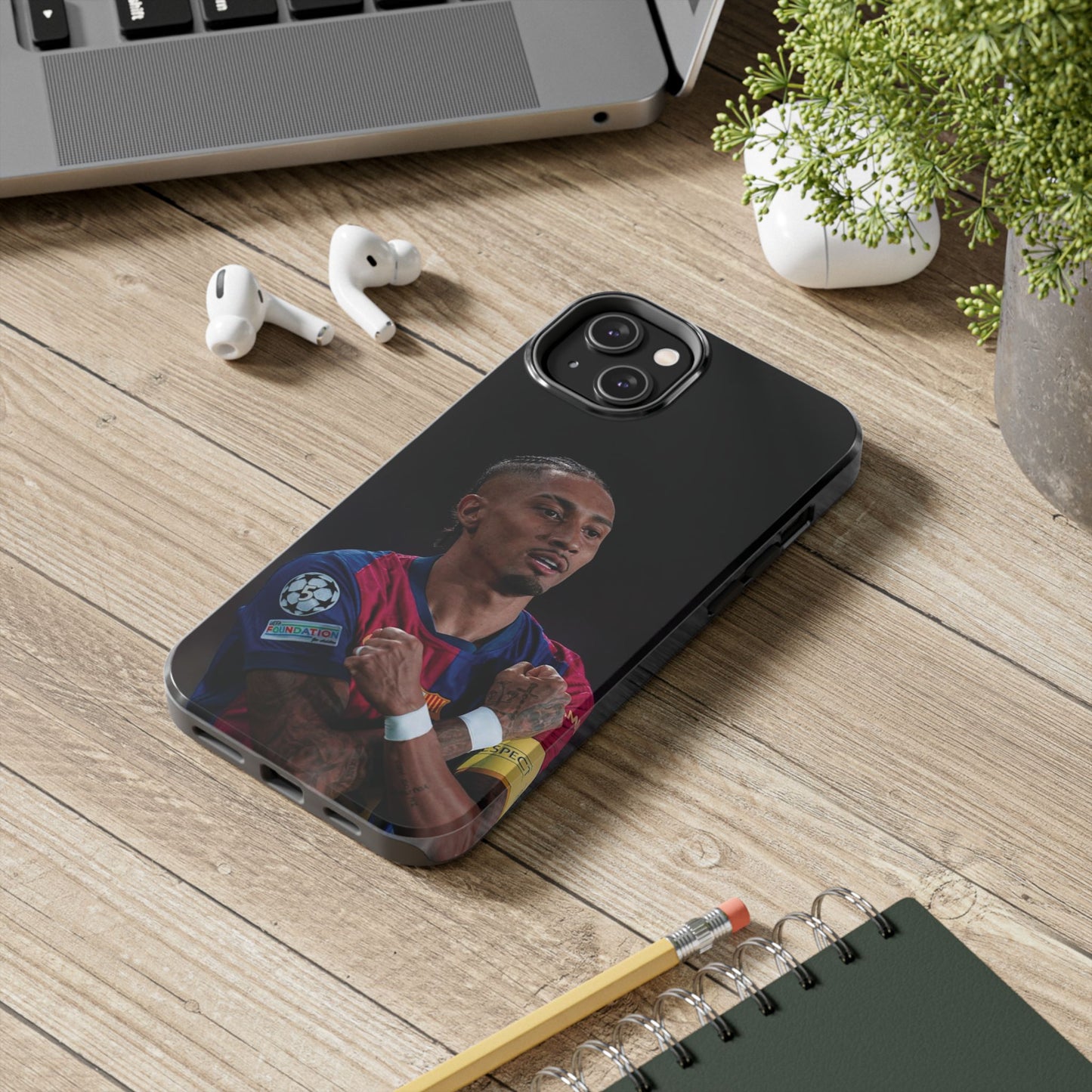 Raphinha Soccer Fan Tough Phone Case - Durable Protection with Star Player Design