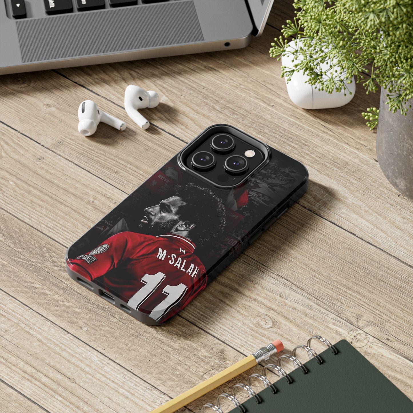 M'Salah Tough Phone Case - Durable Soccer Design for Fans