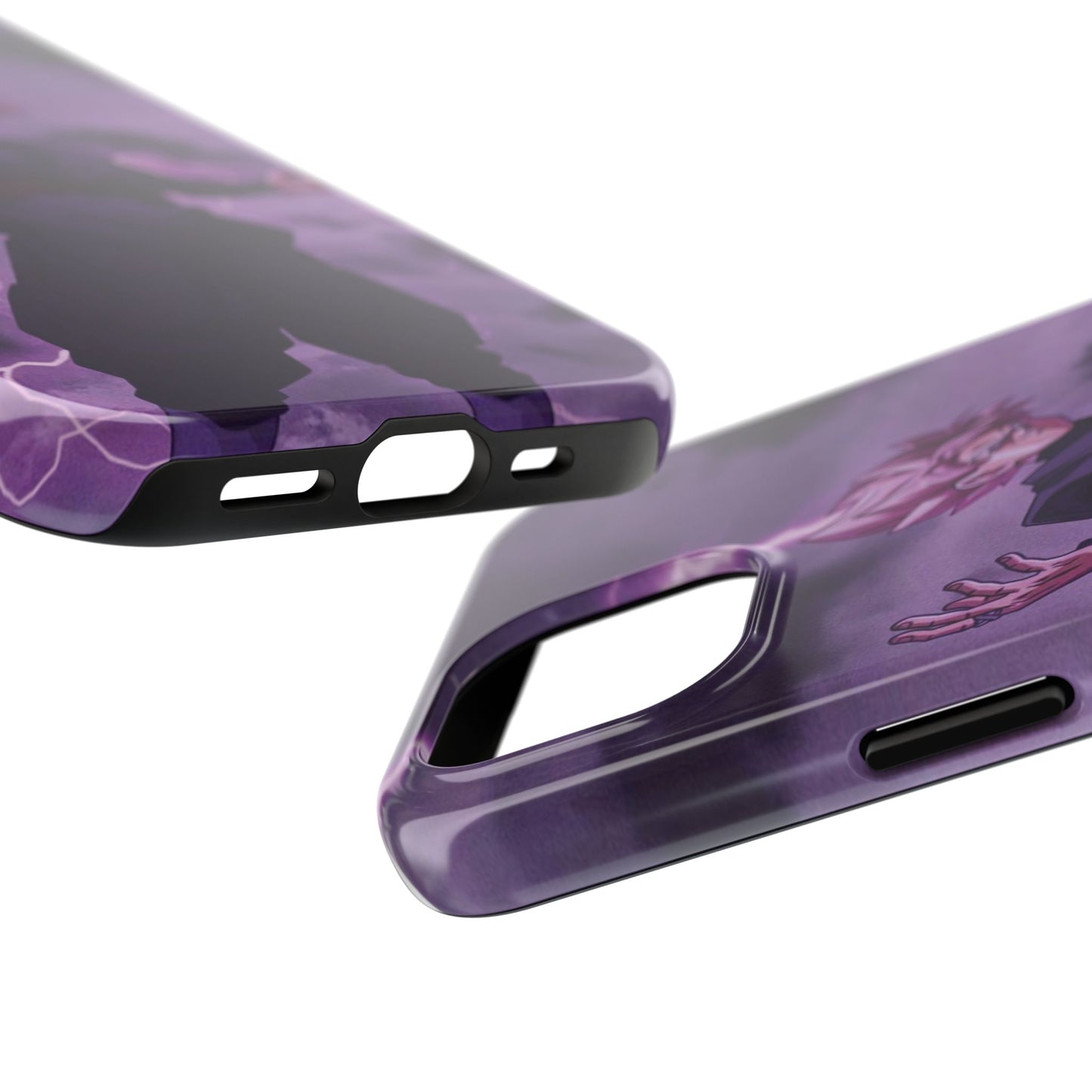 Black Goku Anime Tough Phone Case - Dragon Ball Z Inspired Design