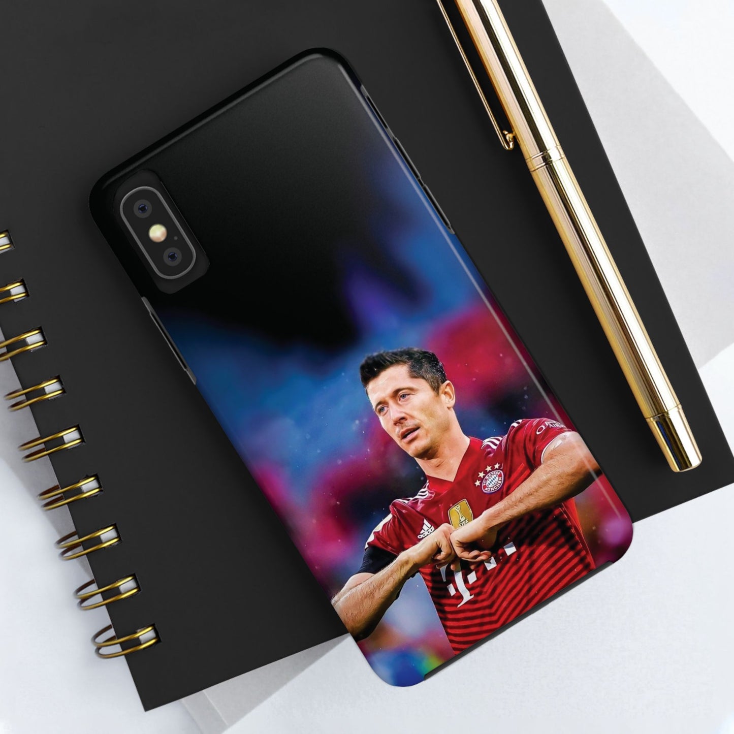 Robert Lewandowski Soccer Tough Phone Cases - Featuring Legendary Player Design